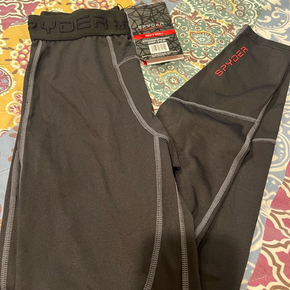 Spider mens spandex legging